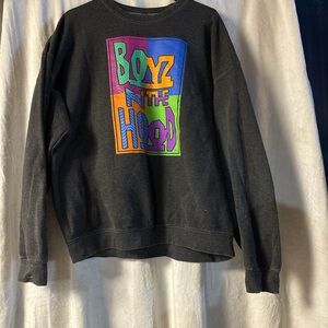 Black Graphic Sweatshirt